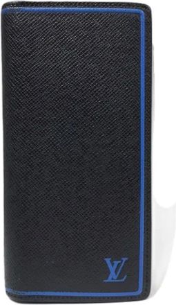 Louis Vuitton Pre-owned Wallets, female, Black, Size: ONE SIZE Pre-owned Leather Wallet