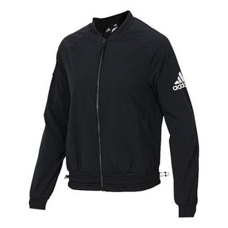 adidas (WMNS) adidas Bomber Woven Jacket Asia Sizing Black DW4586