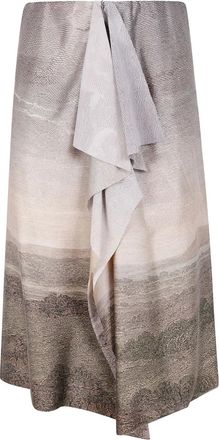 Pierre-Louis Mascia Gonna drappeggiata Adastrgum - Toni neutri