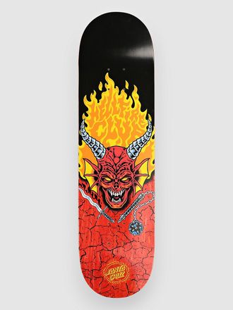 Santa Cruz X Stranger Things Hellfire Club 8.25 Skateb zwart