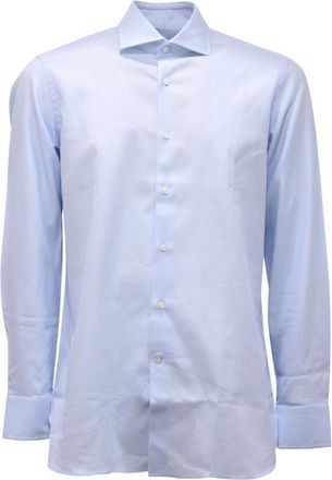 Sonrisa X814 Shirt - Heren - Zakelijke Overhemden - Blauw - S - Leer - Overhemden