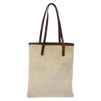 Fendi Pre-owned Tela bolsos-fendi - Pre-owned - Mujer - Beige - ONE SIZE