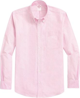 Brooks Brothers Camicia Oxford a righe Original Polo Button-Down - - Shirts - Uomo - Rosa - M