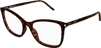 Saint Laurent Cat-Eye Optisch Montuur - Dames - Brillen - Bruin - 55 MM - Accessoires