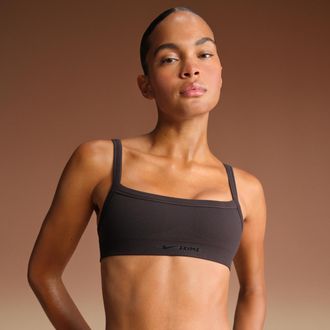 Nike Womens SKIMS Vintage Seamless Cami Bra in Brown | BRSPT5156W-PHO