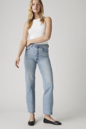 Levi's Jeans Ribcage straight lunghezza alla caviglia - Donna - 23X27 - Blu / Queen Mother
