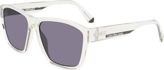 Calvin Klein Jeans CKJ21630S 971 Mens Sunglasses White Size 57