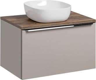 Petits Meubles Mueble lavabo individual 80cm paneles laminados y mdf topo