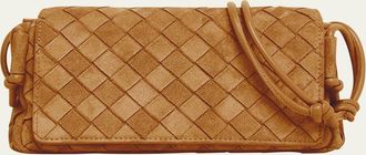 Bottega Veneta Smooth Suede Crossbody Bag