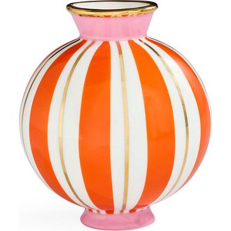 Jonathan Adler Portofino Bud Vase in Orange /White /Pink at Nordstrom