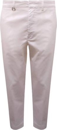 Paolo Pecora Italiaanse broek model 22Ec 1M0B101T004 - Heren - Slim Fit Broeken - Wit - XL - Broeken