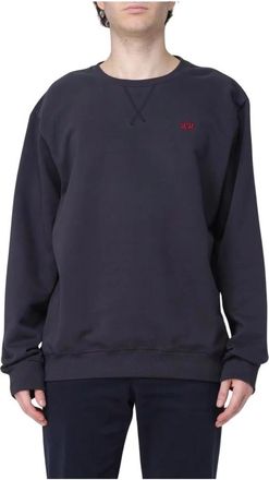 La Martina Crew Neck Sweatshirt - Heren - Sweatshirts - Blauw - 2XL - Katoen - Hoodies & sweatvesten