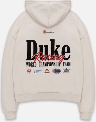 Duke + Dexter Duke + Dexter, Mens DR3 World Championship Oat Marl Hoodie, Size XXL