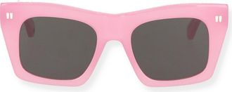 Off-white Selma 51mm Square Sunglasses in Pink Dark Grey at Nordstrom Rack
