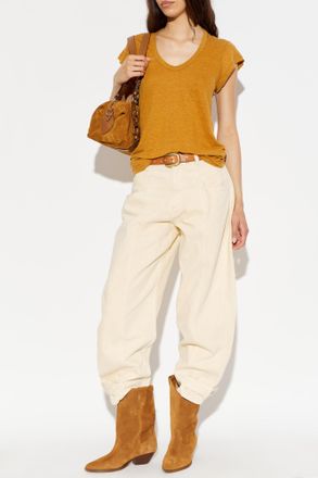 Isabel Marant T-shirt Zankou, Womens, Orange