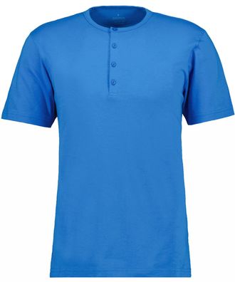 Ragman Longshirt RAGMAN, Herren, Gr. 106, blau (azur, 739), Baumwolle, regular fit, Rundhals, Shirts Longshirt