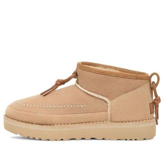 UGG (WMNS) UGG Ultra Mini Crafted REGENERATE Sand 1152953-SAN