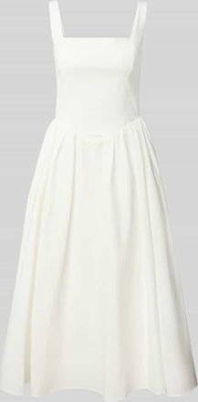 Jake*s Cocktailkleid mit r&uuml;ckseitigem Rei&szlig;verschluss in Ecru, Gr&ouml;&szlig;e 32