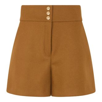 Red Valentino Casual Shorts, female, Brown, Size: 3XS Tailored Shorts