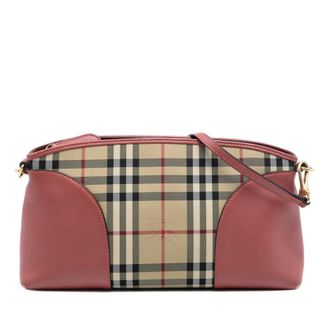 Burberry Pre-owned Burberry Small Horseferry Check Coated Canvas Chichester Crossbody TIVITP1262