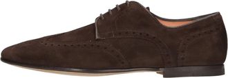Santoni Instappers - Heren - Nette schoenen - Bruin - 41 1/2 EU - Leer - Schoenen