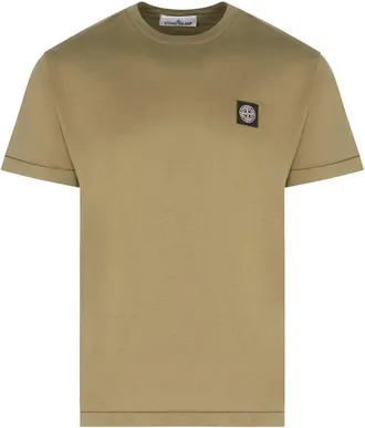 Stone Island S0013 PATCH LOGO T SHIRT Size: 3XL, colour: KHAKI