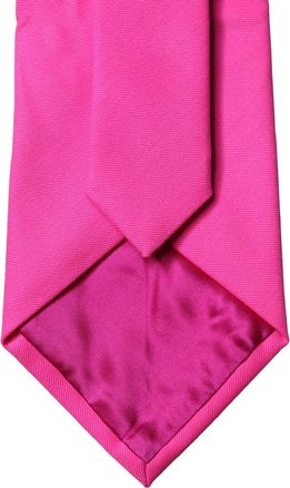 Dolce & Gabbana Silk Solid Necktie - Pink