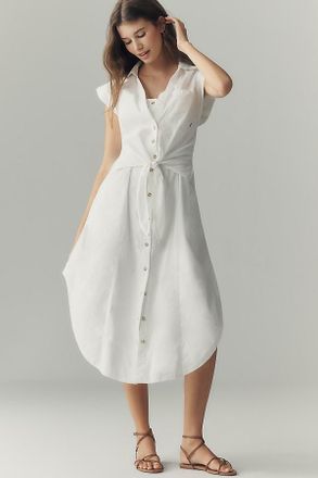 Pilcro Sleeveless Wrap Shirt Dress