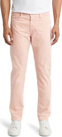 AG - Adriano Goldschmied Tellis Stretch Sateen Modern Slim Pants in Sulfur Blush Paradise at Nordstrom Rack, Size 29 X 34