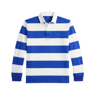Ralph Lauren Polo Shirts, male, Multicolor, Size: XL Striped Polo Sweater
