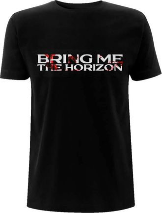Bring Me The Horizon T Shirt Symbols Band Logo Official Mens Black M