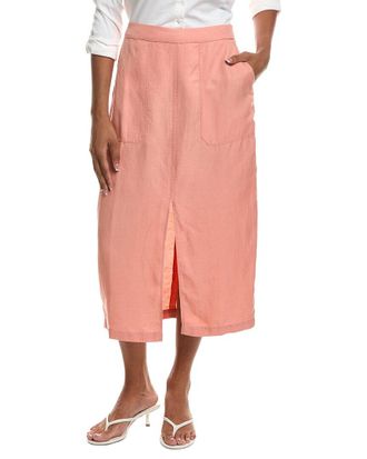 Reiss Jacqueline Linen-Blend Skirt