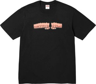 SUPREME x Toy Machine First T-Shirt Black Beige SUP-SS24-072