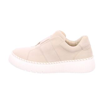Gabor Slip-On Leren Sneaker - Dames - Schoenen - Beige - Maat: 37 1/2 EU Leer