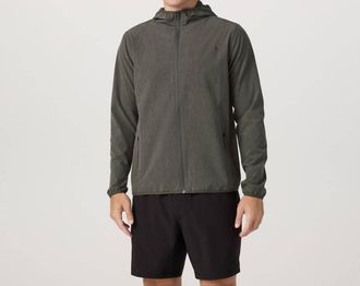 Vuori Clothing Outdoor Trainer Shell Jacket In Root Linen Texture