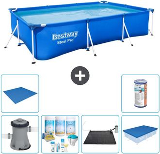 Bestway Piscina Bestway Steel Pro Rectangular - 300x201x66 Cm - 8-piezas S21562