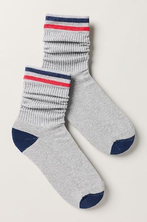American Trench Striped Cuff Socks