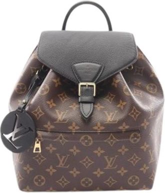 Louis Vuitton Pre-owned Vintage Rugzak - Dames - Vintage Rugzakken - Bruin - ONE Size - Leer - Vintage
