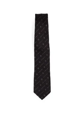 Givenchy Silk Jacquard Necktie - Gray