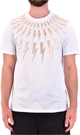 Neil Barrett T-shirt - Heren - T-shirts - Wit - M - Tops