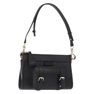 Chlo&eacute; Pre-owned Shoulder Bags, female, Black, Size: ONE SIZE Pre-owned Leather Shoulder Bag