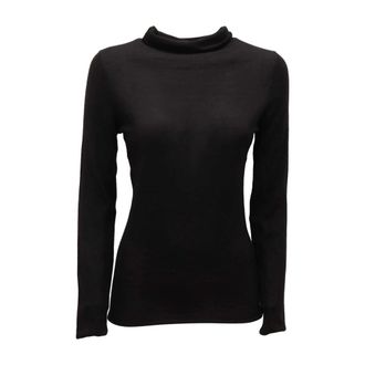 Pinko Sacro Dolcevita - Dames - Coltruien - Zwart - L - Wol - Truien & Vesten