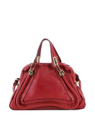 Chlo&eacute; Paraty Top Handle Bag Leather Medium satchel - Rosa