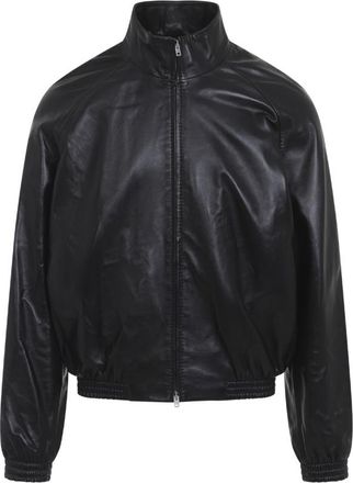 Acne Studios Black Mock Collar Jacket