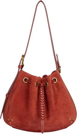 Jerome Dreyfuss Tassen, Dames, Rood, ONE Size, Katoen, Andy Bucket Bag