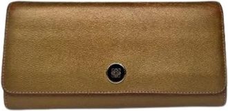 Loewe Pre-owned Vintage Pop Money Wallet - Dames - Vintage Accessoires - Bruin - ONE Size - Leer - Vintage