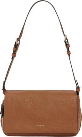 Le Tanneur Aurore Crossbody Tas - Dames - Schoudertassen - Bruin - ONE Size - Leer - Tassen
