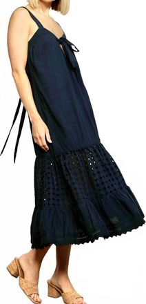 Nightcap Costa Coquette Dress In Navy