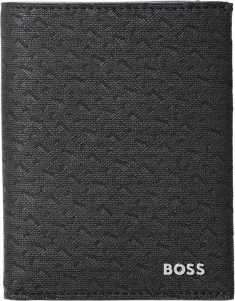 HUGO BOSS Perforated Monogram Motif Daxter Card Case