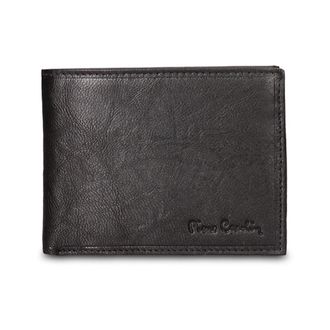 Pierre Cardin Aumont Portemonnee - Heren - Accessoires - Zwart - Maat: ONE Size Leer